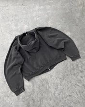 Load image into Gallery viewer, FADED BLACK HEAVYWEIGHT ZIP UP HOODIE - 1990S
