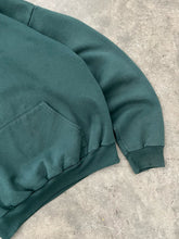 Load image into Gallery viewer, FADED DEEP FOREST GREEN HOODIE - 1990S
