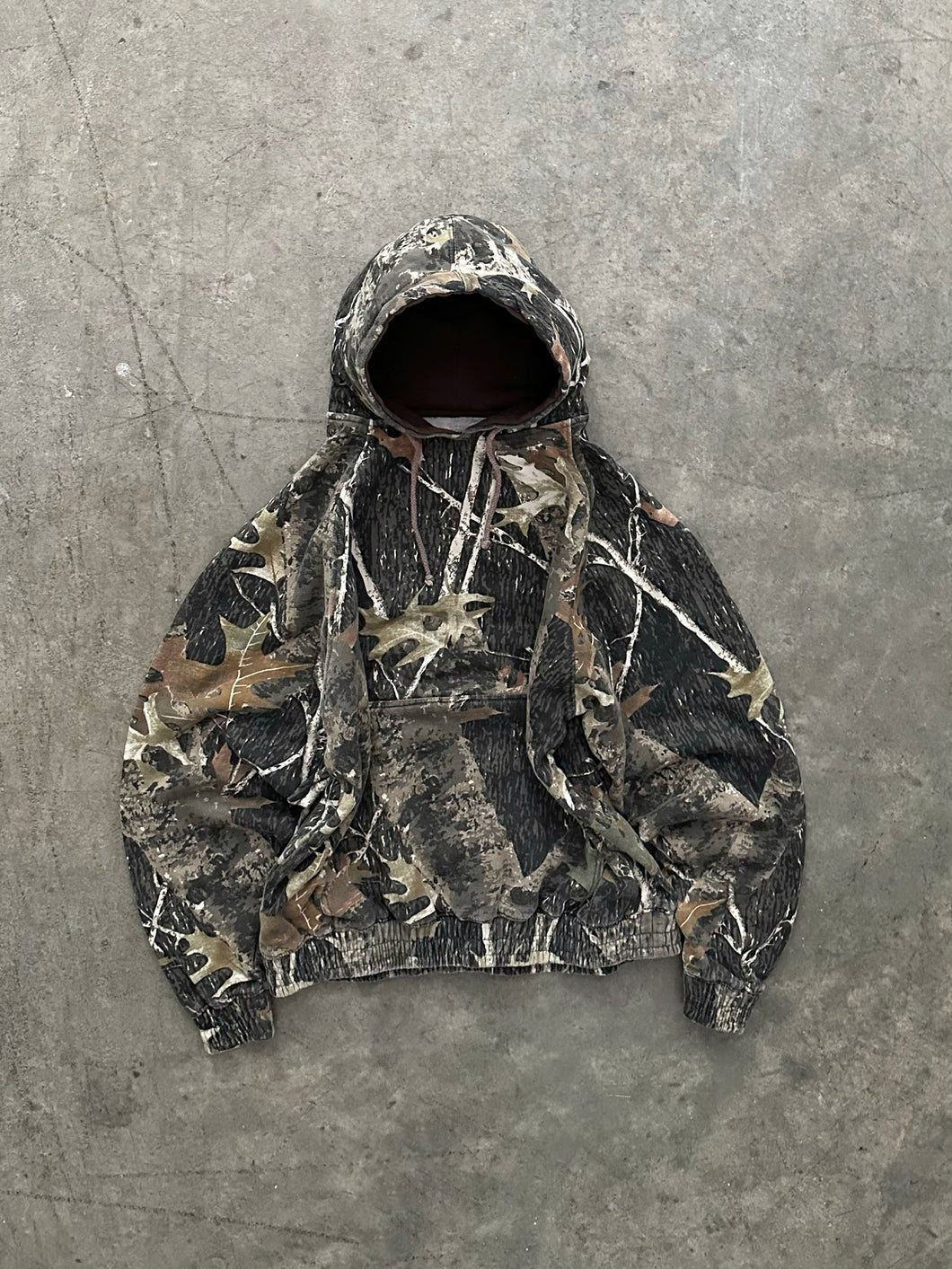 FOREST CAMOUFLAGE UTILITY HOODIE - 1990S