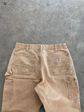Load image into Gallery viewer, CARHARTT FADED TAN DOUBLE KNEE WORK PANTS - 1990S
