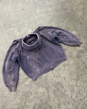 Load image into Gallery viewer, SUN FADED THERMAL LINE ZIP UP HOODIE - 1970S
