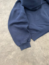 Load image into Gallery viewer, FADED NAVY BLUE RUSSELL ZIP UP HOODIE - 1990S
