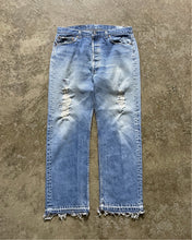 Load image into Gallery viewer, LEVI’S 501 DISTRESSED ANS FADED JEANS - 1980S
