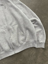 Load image into Gallery viewer, HEATHER GREY ZIP UP HOODIE - 1990S
