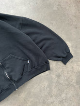 Load image into Gallery viewer, FADED BLACK RUSSELL ZIP UP HOODIE - 1990S
