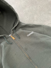 Load image into Gallery viewer, FADED OLIVE GREEN CARHARTT ZIP UP HOODIE - 1990S
