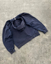 Load image into Gallery viewer, SUN FADED NAVY BLUE ZIP UP HOODIE - 1990S
