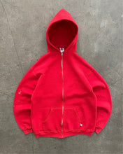 Load image into Gallery viewer, Faded Red Russell Zip Up Hoodie - 1980s
