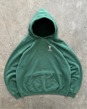 Load image into Gallery viewer, FADED GREEN “YMCA ORKILA” LEE HOODIE - 1990S
