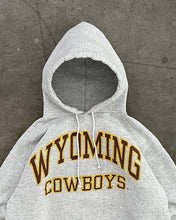 Load image into Gallery viewer, ASH GREY “WYOMING COWBOYS” HOODIE - 1990S
