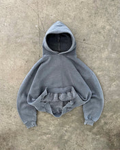 Load image into Gallery viewer, FADED SLATE GREY RUSSELL HOODIE - 1990S
