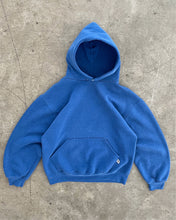 Load image into Gallery viewer, FADED BLUE REPAIRED RUSSELL HOODIE - 1990S
