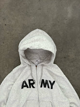 Load image into Gallery viewer, ASH GREY “ARMY” ZIP UP HOODIE - 1990S
