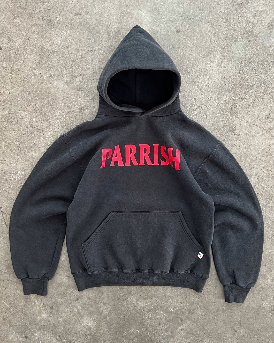 FADED BLACK “PARRISH” RUSSELL HOODIE - 1990S
