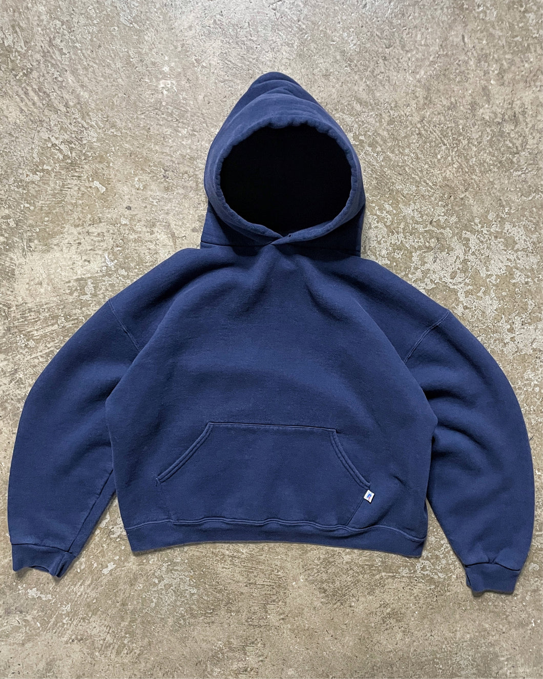 FADED NAVY BLUE RUSSELL HOODIE