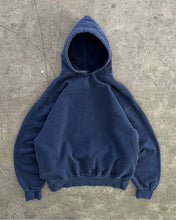 Load image into Gallery viewer, FADED NAVY BLUE SIDE POCKET HOODIE - 1990S
