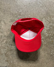 Load image into Gallery viewer, “JOHNSON HYDRAULICS” RED SNAPBACK HAT - 1990s
