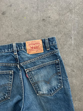Load image into Gallery viewer, LEVI’S 517 BOOT CUT FADED BLUE JEANS - 1990S

