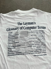 Load image into Gallery viewer, SINGLE STITCHED WHITE COMPUTER TEE - 1990S
