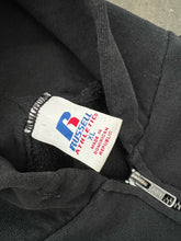 Load image into Gallery viewer, FADED BLACK RUSSELL ZIP UP HOODIE - 1990S
