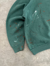Load image into Gallery viewer, FADED PINE GREEN PAINTERS RAGLAN SWEATSHIRT - 1990S
