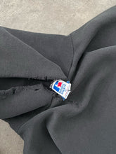 Load image into Gallery viewer, FADED BLACK REPAIRED RUSSELL HOODIE - 1990S

