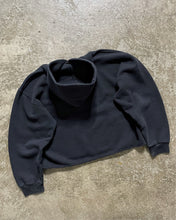Load image into Gallery viewer, FADED BLACK CROPPED RUSSEL HOODIE
