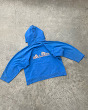Load image into Gallery viewer, FADED BLUE &amp; DISTRESSED “BULLDOGS” HEAVYWEIGHT HOODIE - 1990S
