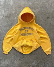 Load image into Gallery viewer, FADED YELLOW “UNIVERSITY OF MISSOURI” RUSSELL HOODIE - 1970S
