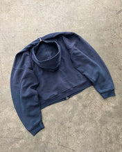 Load image into Gallery viewer, FADED NAVY BLUE RUSSELL ZIP UP HOODIE - 1990S
