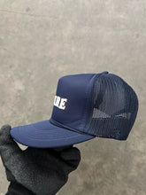 Load image into Gallery viewer, NAVY BLUE “UMPIRE” TRUCKER HAT - 1990S
