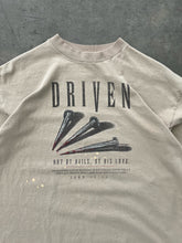 Load image into Gallery viewer, SINGLE STITCHED “DRIVEN” FADED TAN TEE - 1990S
