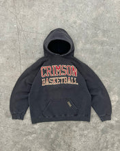 Load image into Gallery viewer, FADED BLACK “CRIMSON BASKETBALL” HEAVYWEIGHT HOODIE - 2000
