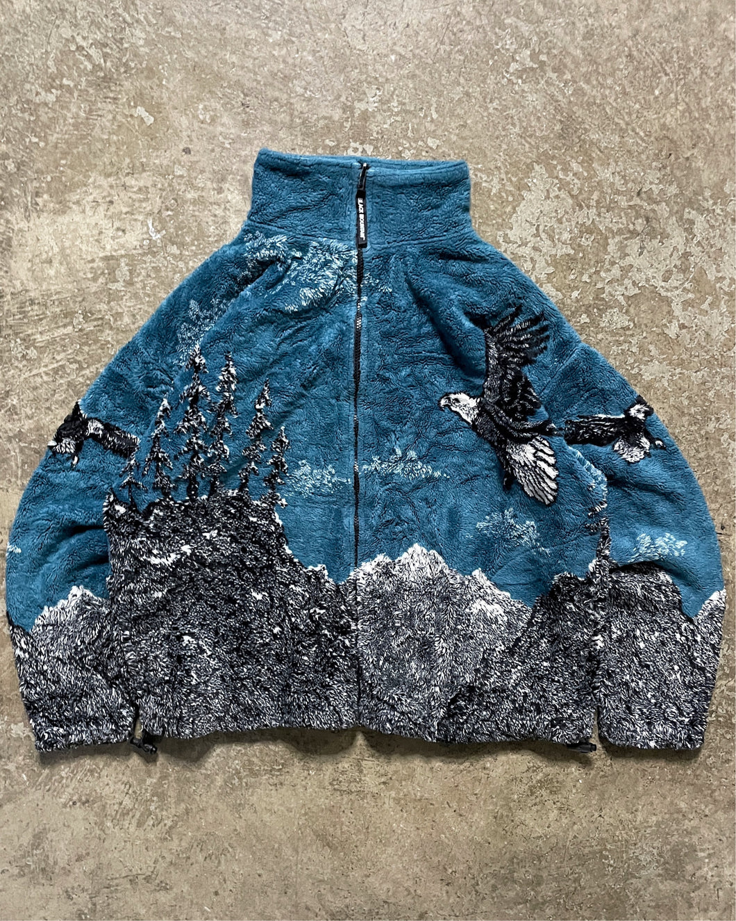 EAGLE FLEECE JACKET - 1990S