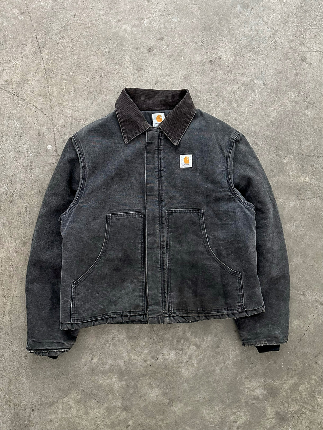 FADED BLACK CARHARTT ARCTIC JACKET - 1990S