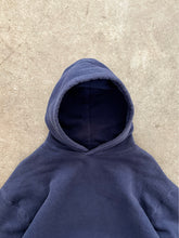 Load image into Gallery viewer, FADED NAVY BLUE DOUBLE LAYERED RUSSELL HOODIE - 1980S
