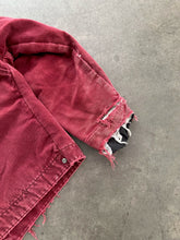 Load image into Gallery viewer, SUN FADED WINE RED CARHARTT DETROIT JACKET - 1990S
