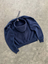 Load image into Gallery viewer, FADED NAVY BLUE ZIP UP RUSSELL HOODIE - 1990S

