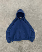 Load image into Gallery viewer, FADED BLUE ZIP UP HOODIE - 1990S
