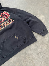 Load image into Gallery viewer, FADED BLACK “CRIMSON BASKETBALL” HEAVYWEIGHT HOODIE - 2000
