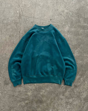 Load image into Gallery viewer, SUN FADED TURQUOISE HEAVYWEIGHT SWEATSHIRT - 1990S
