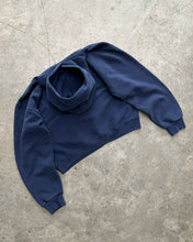 Load image into Gallery viewer, FADED NAVY BLUE RUSSELL HOODIE - 1990S
