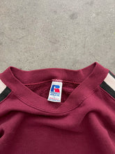 Load image into Gallery viewer, FADED MAROON STRIPED RUSSELL SWEATSHIRT - 1990S
