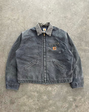 Load image into Gallery viewer, FADED SLATE GREY CARHARTT DETROIT JACKET - 1990S
