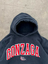 Load image into Gallery viewer, FADED NAVY BLUE “GONZAGA” HEAVYWEIGHT HOODIE - 1990S
