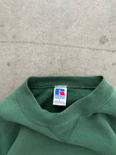 Load image into Gallery viewer, SUN FADED PINE GREEN RUSSELL SWEATSHIRT - 1990S

