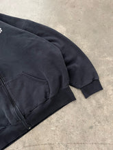 Load image into Gallery viewer, FADED BLACK HEAVYWEIGHT RUSSELL ZIP UP HOODIE - 1990S
