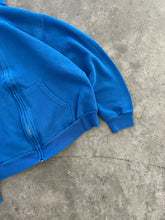 Load image into Gallery viewer, FADED BLUE ZIP UP HOODIE - 1990S
