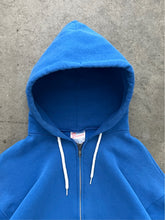 Load image into Gallery viewer, FADED BLUE HANES ZIP UP HOODIE - 1990S

