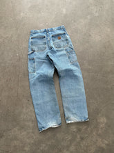 Load image into Gallery viewer, SUN FADED LIGHT BLUE  CARHARTT PANTS - 1990S
